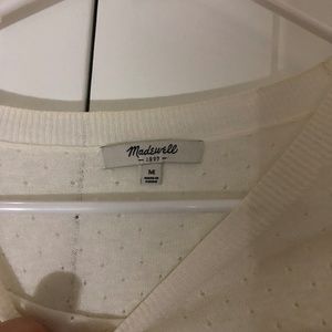 Madewell Sweaters - Madewell White Sweater - Size Medium Madewell Sweaters - Madewell White Sweater - Size Medium